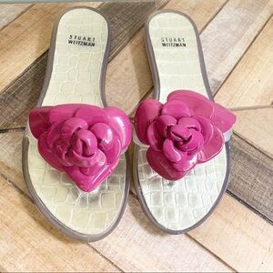 Stuart Weitzman Jelly Flower Sandals